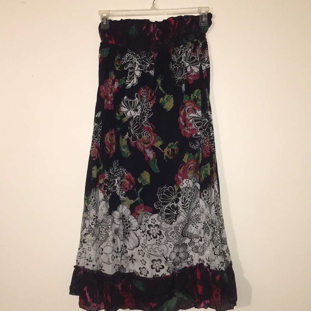 Multi Color Maxi with Floral Print